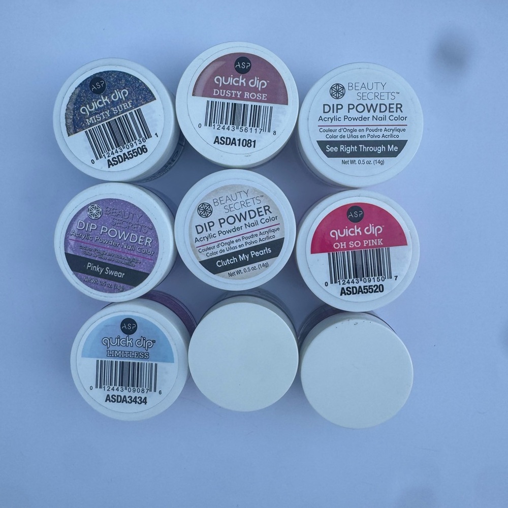 Beauty Secrets, ASP quick dip ,gelish Dip Powder assorted Set